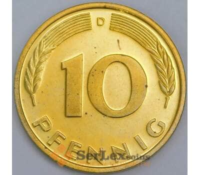 Германия 10 пфеннингов 1981 КМ108 Proof  арт. 57431