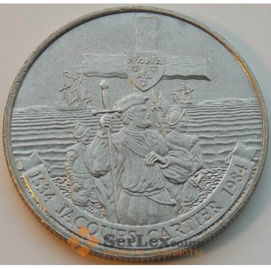 Канада 1 доллар 1984 КМ141 aUNC Гаспе арт. 8778