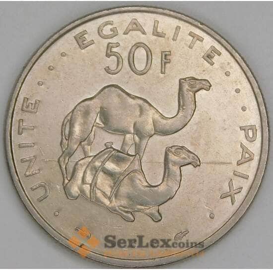 Джибути 50 франков 1991 КМ25 XF арт. 56377
