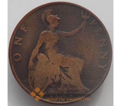 Монета Великобритания 1 пенни 1902 КМ794 F (J05.19) арт. 16246
