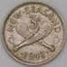 Монета Новая Зеландия 3 пенса 1943 КМ7 AU арт. 22778