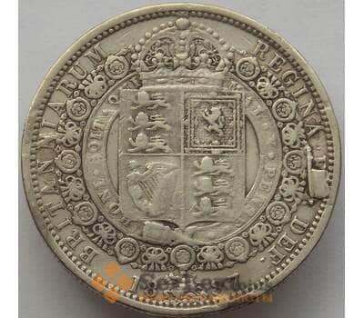 Монета Великобритания 1/2 кроны 1887 КМ764 VF Серебро (J05.19) арт. 16052