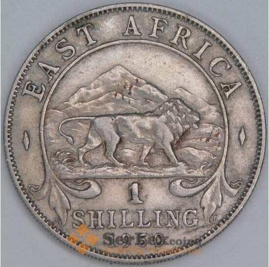Британская Восточная Африка 1 шиллинг 1950 КМ31 VF арт. 54998