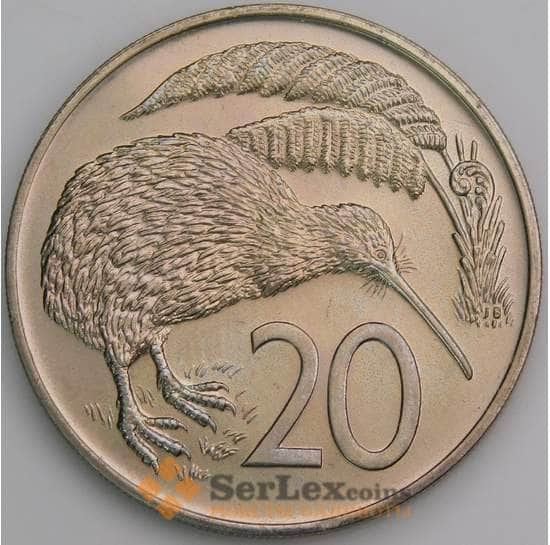 Новая Зеландия 20 центов 1973 КМ36 UNC арт. 46536
