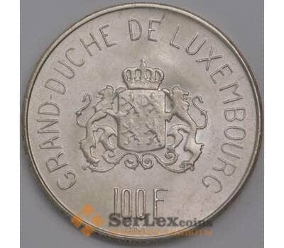 Люксембург монета 100 франков 1963 КМ52 UNC арт. 42761