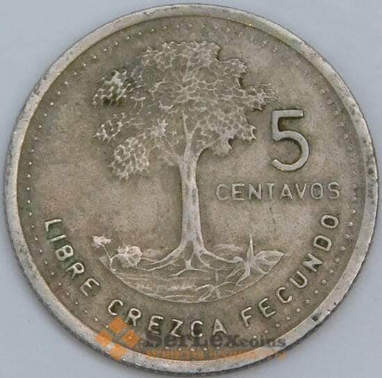 Гватемала 5 сентаво 1987 КМ276.4 XF арт. 57554