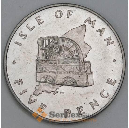 Мэн 5 пенсов 1977 КМ35 XF арт. 56131 Мэн 5 пенсов 1977 КМ35 XF арт. 56131