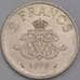 Монако монета 2 франка 1979 КМ157 AU арт. 43154