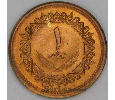 Монета Ливия 1 дирхам 1979 КМ18 aUNC Всадник  арт. 16717