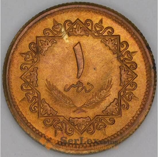 Ливия 1 дирхам 1979 КМ18 aUNC Всадник  арт. 16717