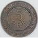 Монета Дания 5 эре 1908 КМ806 XF арт. 38914