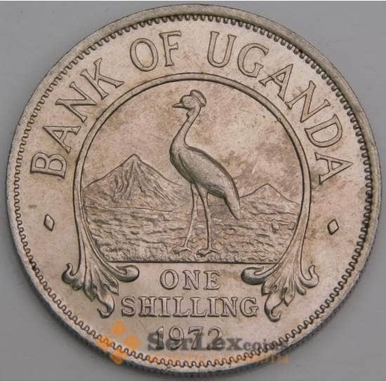 Уганда монета 1 шиллинг 1972 КМ5 AU арт. 46326