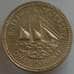Монета Джерси 1 фунт 1994 КМ91 BU Корабль арт. 14495