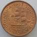 Монета Южная Африка ЮАР 1/2 пенни 1955 КМ45 UNC (J05.19) арт. 16947