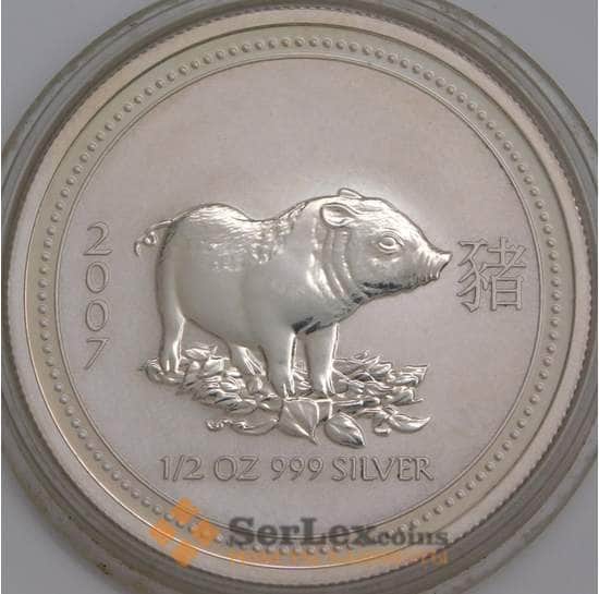 Австралия монета 50 центов 2007 Proof  Год свиньи арт. 47785