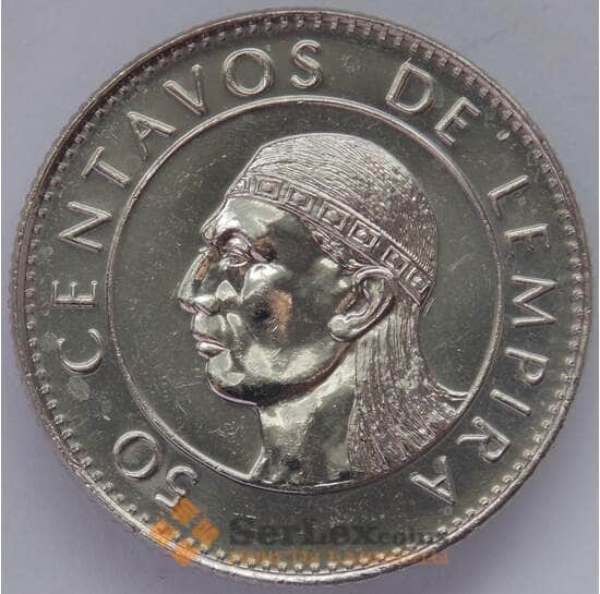 Гондурас 50 сентаво 1991 КМ84а.1 UNC (J05.19) арт. 17099