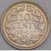 Монета Нидерланды 10 центов 1941 КМ163 UNC арт. 28198