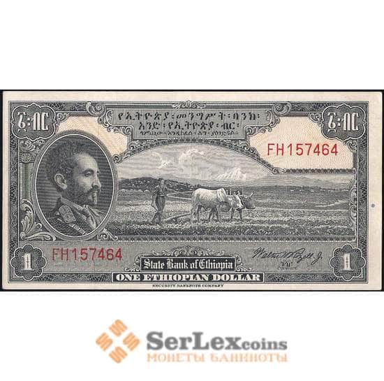 Эфиопия 1 доллар 1945 Р12 XF- арт. 23164