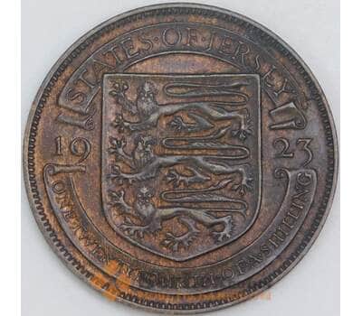 Джерси 1/24 шиллинга 1923 КМ13 AU арт. 56674