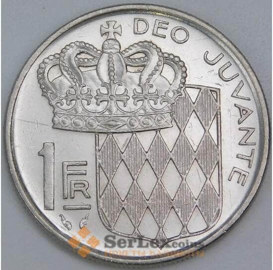 Монако 1 франк 1978 КМ140 XF арт. 56525