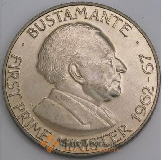 Ямайка монета 1 доллар 1976 КМ57 BU Бустаменте арт. 26346