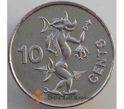 Монета Соломоновы острова 10 центов 2005 КМ27а UNC арт. 14044