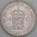 Монета Нидерланды 1/2 гульдена 1921 КМ160 VF арт. 14123