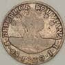 Боливия 4 соль 1830 КМ96.а.1 F Серебро (n17.19) арт. 21550