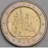 Германия 2 евро 2012 КМ305 UNC Замок Нойшванштайн, Бавария арт. 46802