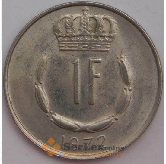 Люксембург 1 франк 1972 КМ55 aUNC арт. 39382