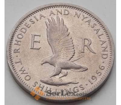 Монета Родезия и Ньясаленд 2 шиллинга 1956 КМ6 AU арт. 6528