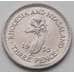 Монета Родезия и Ньясаленд 3 пенса 1955 КМ3 AU арт. 6521