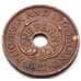 Монета Родезия и Ньясаленд 1 пенни 1961 КМ2 XF арт. 6529