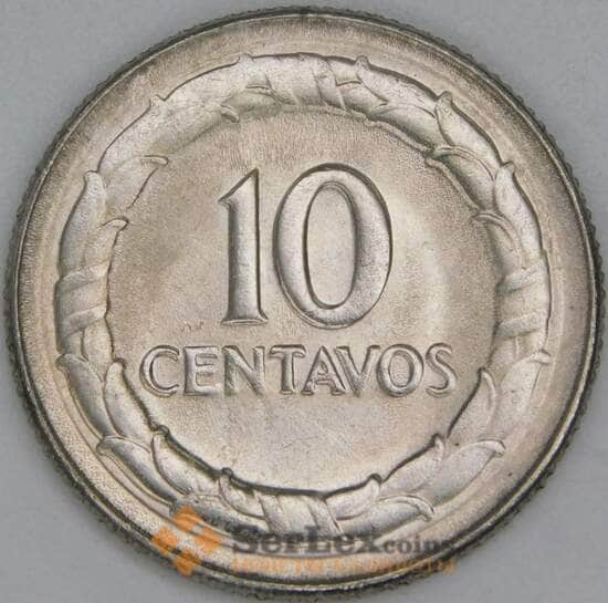Колумбия 10 сентаво 1968 КМ226 UNC арт. 56730