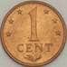 Монета Нидерландские Антиллы 1 цент 1977 КМ8 UNC (J05.19) арт. 18222