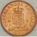 Монета Нидерландские Антиллы 1 цент 1977 КМ8 UNC (J05.19) арт. 18222