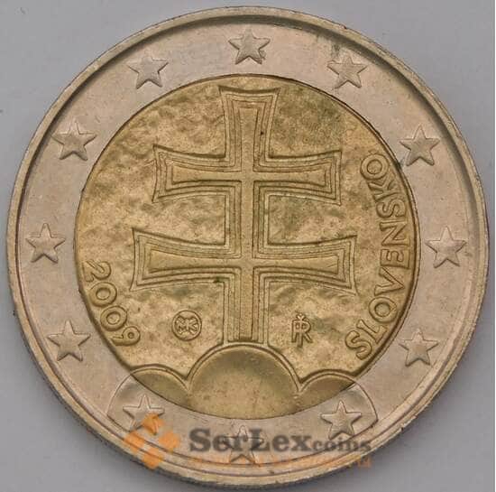 Словакия 2 евро 2009 XF арт. 31374