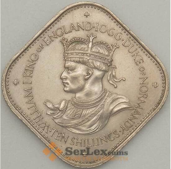 Гернси 10 шиллингов 1966 КМ19 UNC  арт. 21125