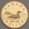 Канада 1 доллар 1992 КМ209 Proof 125 лет Конфедерации (n17.19) арт. 21533