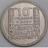 Франция монета 10 франков 1946 КМ908 UNC  арт. 45757