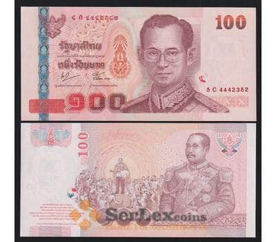 Таиланд 100 бат 2005 Р114(1) UNC арт. 52234