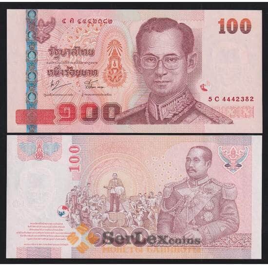 Таиланд 100 бат 2005 Р114(1) UNC арт. 52234