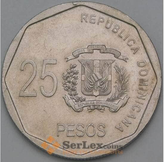 Доминиканская республика 25 Песо 2005 КМ107 XF арт. 38517
