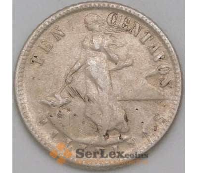 Монета Филиппины 10 сентаво 1944 КМ181 F арт. 22851