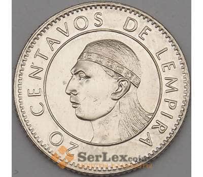 Монета Гондурас 20 сентаво 1991 КМ83а.1 UNC арт. 18795