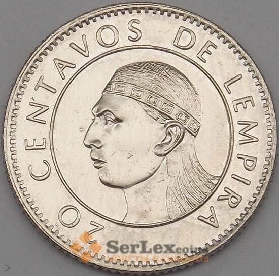Гондурас 20 сентаво 1991 КМ83а.1 UNC арт. 18795