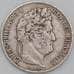 Монета Франция 5 франков 1845 КМ749 VF арт. 22682