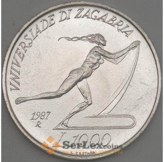 Сан-Марино 1000 лир 1987 КМ214 UNC (n17.19) арт. 21416