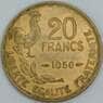 Франция 20 франков 1950 КМ916.1 AU-aUNC georges guiraud¶république française арт. 56927