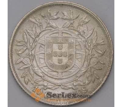 Монета Португалия 10 сентаво 1915 КМ563 AU арт. 31546